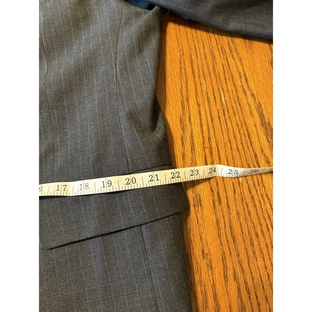 HART SCHAFFNER MARX Blazer Men's 44R‎ Gray Pinstripe Australian Wool